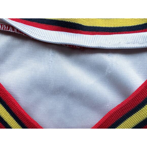 Felipe LOPEZ St John's Red Storm 90s STARTER jersey L white NCAA basketball vtg - Picture 9 of 11